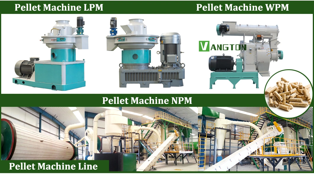 Ring Die Biomass Wood Pellet Machine for Sawdust Straw Rice Husk Coconut Peanut Shells Palm Leaf Bagasse Waste Branch Tree Bark Fuel Power Briquette Pelletizing