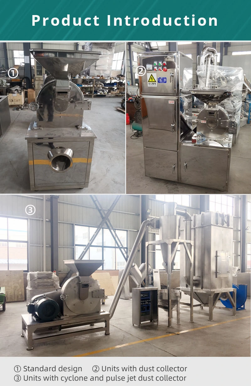 Black White Pepper Impact Fine Hammer Mill Machine