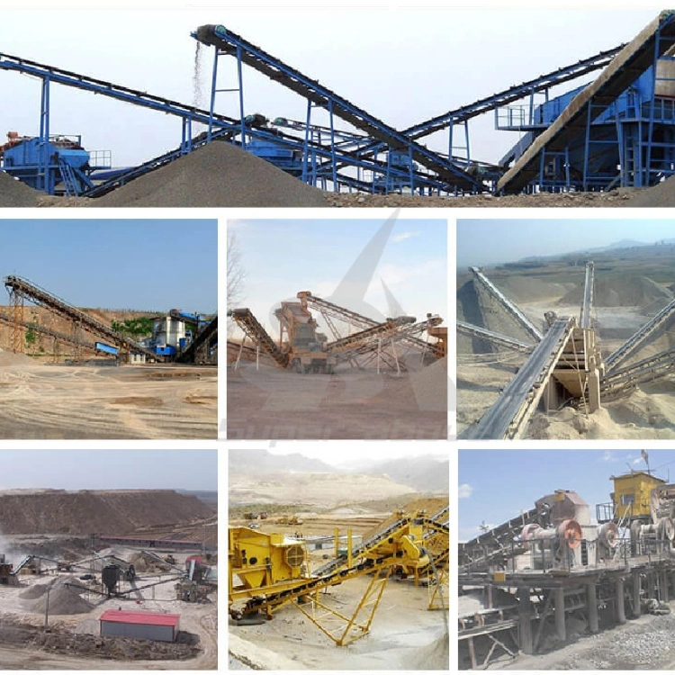 Heavy Duty Rubber Belt Conveyors for Coal/Stone