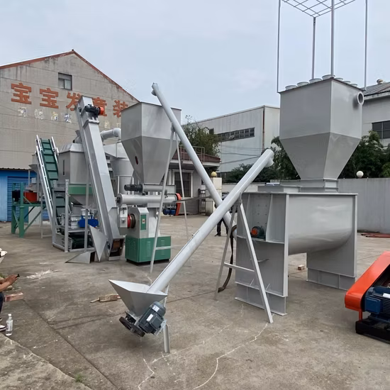 家禽、鶏肉、家畜、家畜、魚、動物飼料を製造するための飼料ペレットライン